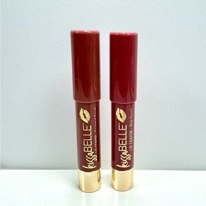 Kissabelle by Kim Gravel Lip Crayon Set in Caramel Crush/Pink Punch